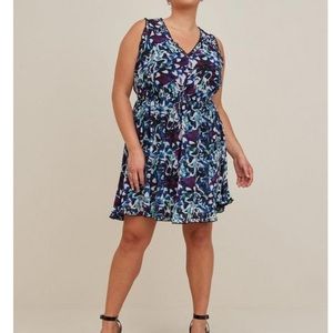 NWT Torrid Mini Chiffon Dress